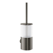 GROHE Atrio Toiletborstelhouder - wandmontage - rond - gesloten - brushed hard graphite SW224914