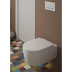 Villeroy en Boch Avento closetzitting met deksel met softclose en quick release met RVS scharnieren wit SW60337