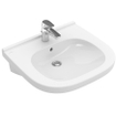 Villeroy en Boch O.novo Vita wastafel Vita met 1 kraangat met overloop 55x55cm wit 1025053