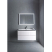Duravit ME by Starck meubelwastafel 103x49cm met 1 kraangat met overloop met wondergliss wit 0300959
