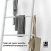 Umbra Leana handdoekladder 51x152x4cm Hout Wit SW539621