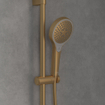 Villeroy & Boch Verve Showers Glijstangset met drie functies voor wandmontage - Brushed Gold (goud) SW974401