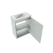 MONDIAZ TURE-DLUX 40cm toiletmeubel Greey. EDEN wastafel Ostra positie links. Zonder kraangat. SW1104927