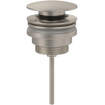 Villeroy & Boch Universal afvoerplug - push to open - Rond - matt brushed nickel (RVS) SW974767