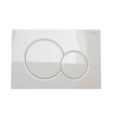 Duravit Philippe Starck 3 toiletset vlakspoel inbouwreservoir set bedieningsplaat wit SW18096