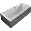 Villeroy & Boch Squaro bad quaryl rechthoekig 168.4x74.4x50cm Slim Line met poten wit 0940465