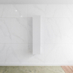 MONDIAZ Lagom Badkamerkast - 150cm - opbouw - rechtsdraaiend - Solid surface Talc SHOWROOMMODEL SHOW23294