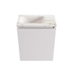 MONDIAZ TURE-DLUX 40cm toiletmeubel Cale. EDEN wastafel Frappe positie links. Zonder kraangat. SW1102672