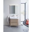 Duravit Happy d.2 wastafel 80x50.5cm 1 kraangat met overloop wit SW54304