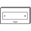 Viega bedieningsplaat Visign for Style 12 wit 0500057