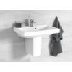 Villeroy & Boch Avento meubelwastafel 55x37cm 1 kraangat met overloop ceramic+ wit SW59858