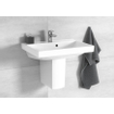 Villeroy en boch Avento meubelwastafel 55x37cm 1 kraangat met overloop ceramic+ wit SW59858