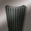 Vasco Carre Kwartrond CR A designradiator kwartrond verticaal 244x1800mm 785 watt antraciet 7240534