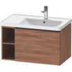 Duravit D-Neo wastafelonderkast 78.4x44x45.2cm 1 lade met softclose Noten Mat SW640800