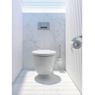 Duravit Starck 1 WC-zitting 45.3x42x4.2cm met softclose met quickrelease Kunststof wit Glanzend 0290305