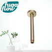 FugaFlow Eccelente Sobrado Badkamer Plafondarm - rond - 20cm - PVD geborsteld messing SW1123307