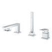 GROHE Eurocube afbouwdeel voor 4-gats badrandkraan chroom SW108049