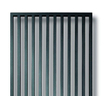 Vasco Arche VVB designradiator met verticale buizen 470x2200mm 1279 watt antraciet 7240788