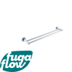 FugaFlow Eccelente Acces Handdoekhouder - dubbel - rond - chroom SW1123210