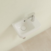 Villeroy & Boch O.novo fontein 36X25cm 1 kraangat rechts met overloop ceramic+ wit SW448504