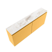 MONDIAZ TURE-DLUX 120cm toiletmeubel Ocher. EDEN wastafel Frappe positie midden. Zonder kraangat. SW1102913