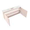 MONDIAZ TURE-DLUX 120cm toiletmeubel Rosee. EDEN wastafel Frappe positie midden. Zonder kraangat. SW1102969