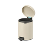 Brabantia NewIcon Pedaalemmer - 5 liter - kunststof binnenemmer - soft beige SW767527