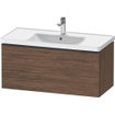 Duravit D-Neo wastafelonderkast 98.4x44x45.2cm 1 lade met softclose Noten (donker) Mat SW640793