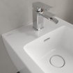Villeroy & Boch Subway 3.0 staand bidet 37x59.5cm m. kraangat m. overloop wit alpin SW762390