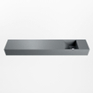 Mondiaz TYNE Fontein - 120x23x12cm - wasbak Rechts - zonder kraangaten - solid surface - Plata SW1026186