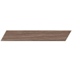 Fap Ceramiche Fapnest wand- en vloertegel - 7.5x45cm - 9mm - Rechthoek - Houtlook - Brown Chevron Mat SW536609