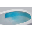 QeramiQ Dely Swirl Toiletset - 36.3x51.7cm - Geberit UP320 Burda inbouwreservoir - 35mm zitting - mat witte metalen bedieningsplaat - rechthoekige knoppen - wit glans SW1138650