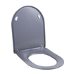 Wiesbaden Shade slim toiletzitting softclose en quick release mat grijs SW787724