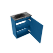 MONDIAZ TURE-DLUX 40cm toiletmeubel Jeans. EDEN wastafel Lava positie links. Met 1 kraangat. SW1103823