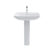 Duravit ME by Starck zuil voor wastafel wit SW84154