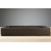 Forzalaqua Taranto wastafel 50x30x8cm Rechthoek 1 kraangat Natuursteen Hardsteen gezoet FO100047