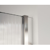 Fortifura Galeria inloopdouche - 40x200cm - ribbelglas - wandarm - chroom SW876947