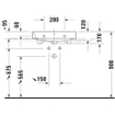 Duravit Happy d.2 meubelwastafel 60x50,5 cm 1 kraangat wit SW223290