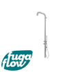 FugaFlow Douchepaneel - RVS 316 - handdouche - wandmodel - geborsteld RVS SW890155