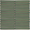 The Mosaic Factory Sevilla mozaïektegel 2x14.5x0.8cm voor wand kitkat finger Keramiek Forest Green Groen SW654807