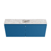 MONDIAZ TURE-DLUX 120cm toiletmeubel Jeans. EDEN wastafel Glace positie midden. Zonder kraangat. SW1103312