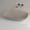 Villeroy & Boch Loop & Friends Opzetwastafel - 62 x 42 x 12 cm - Almond CeramicPlus - zonder overloop SW644165