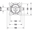 Duravit Universal basiselement 1gr wastafelmkr inb 150x160x150mm wit SW527989