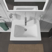 Duravit ME by Starck meubelwastafel 63x49cm met 1 kraangat met overloop met wondergliss wit SW69044