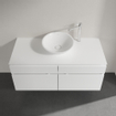 Villeroy & Boch Legato wastafelonderkast 120x55cm 4 lades Glans wit OUTLET STORE19894