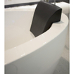 Saniclass Deluxe badkussen 37x34cm groot model zwart 2 stuks SW773178