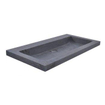 Wiesbaden Raw wastafel enkel zonder kraangat 80x46x5 cm hardsteen gezoet SW106388