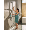 Hansgrohe Raindance select s 120 glijstangset ecosmart comfort 110 rechts chroom wit SW66587