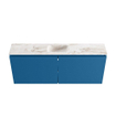 MONDIAZ TURE-DLUX 120cm toiletmeubel Jeans. EDEN wastafel Frappe positie midden. Met 1 kraangat. SW1102847