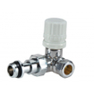 Riko luxe therm. ventiel 1/2''x15 (M22) knel haaks links chroom SW21193